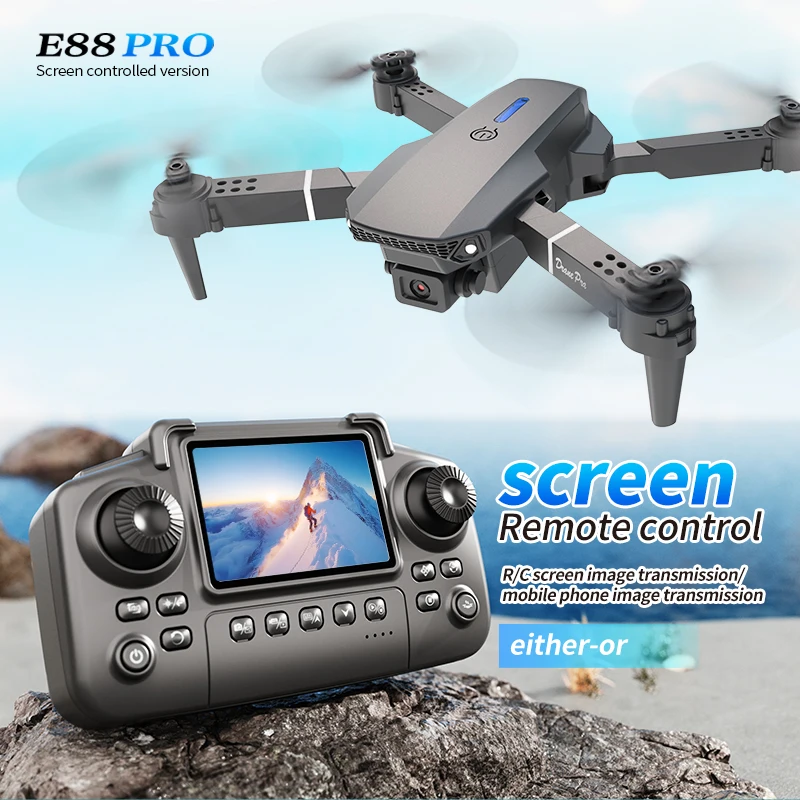 Drone Camera Mount - Professionele E88 PRO Drone met scherm