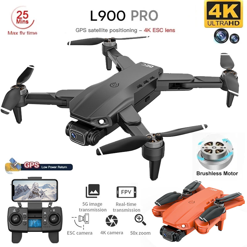Drone Camera Night Vision - L900 Pro Gps Drone 4K Professionele