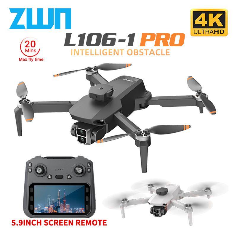 Drone Camera Professional - L106-1PRO GPS Professionele Drone Met 4K