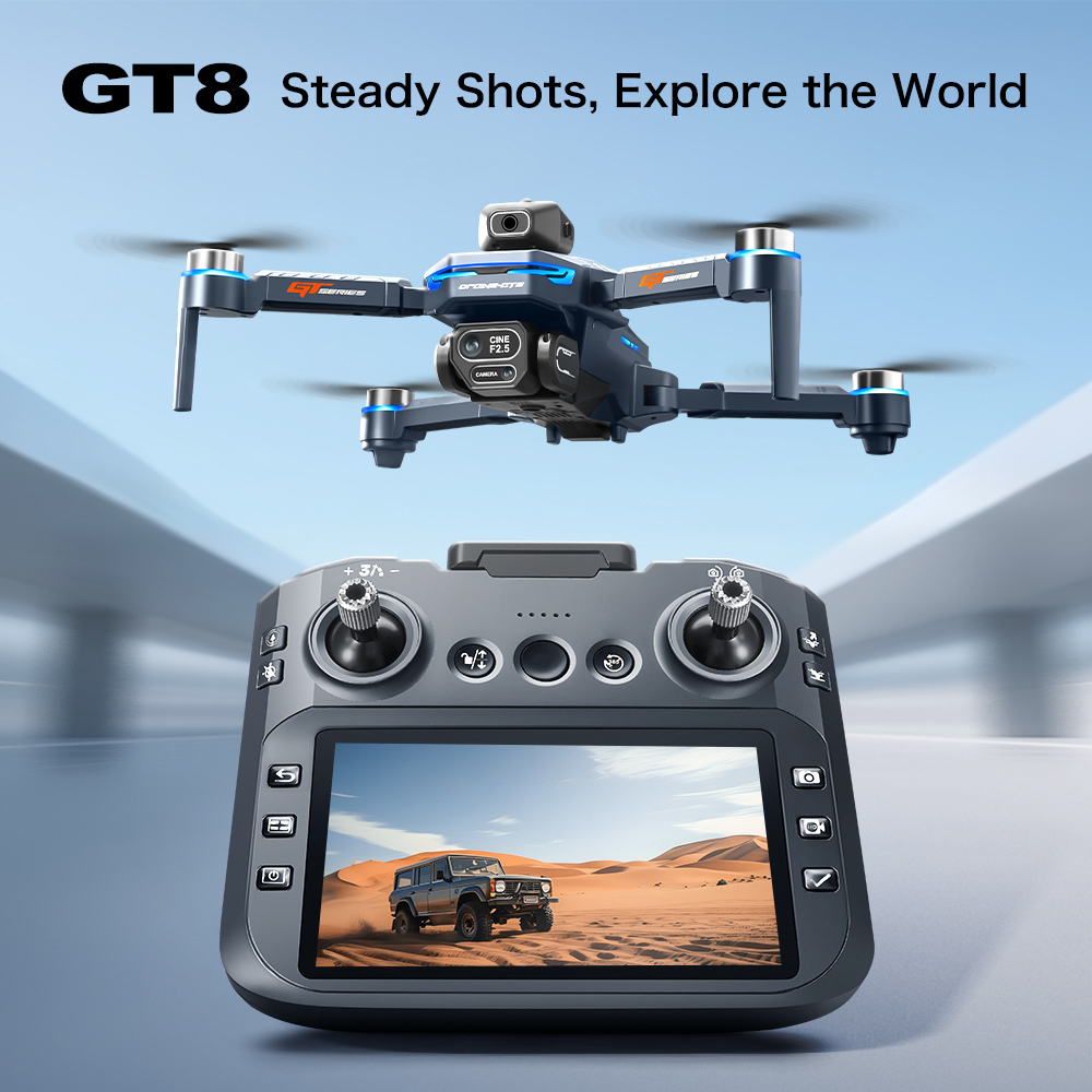 Drone Camera Mount - GT8 Obstakelvermijding Luchtdrone – HD borstelloze