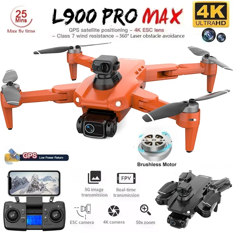 L900 Pro MAX GPS-drone 4K Prof - Drone Camera Night Vision recensie en prijs