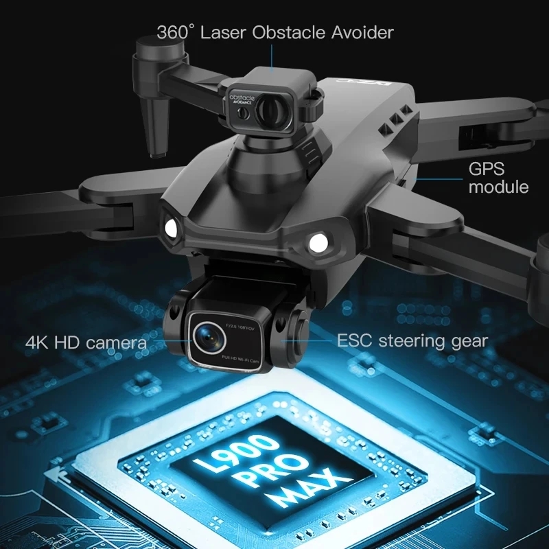 L900 Pro MAX GPS-drone 4K Prof - Drone Camera Night Vision recensie en prijs