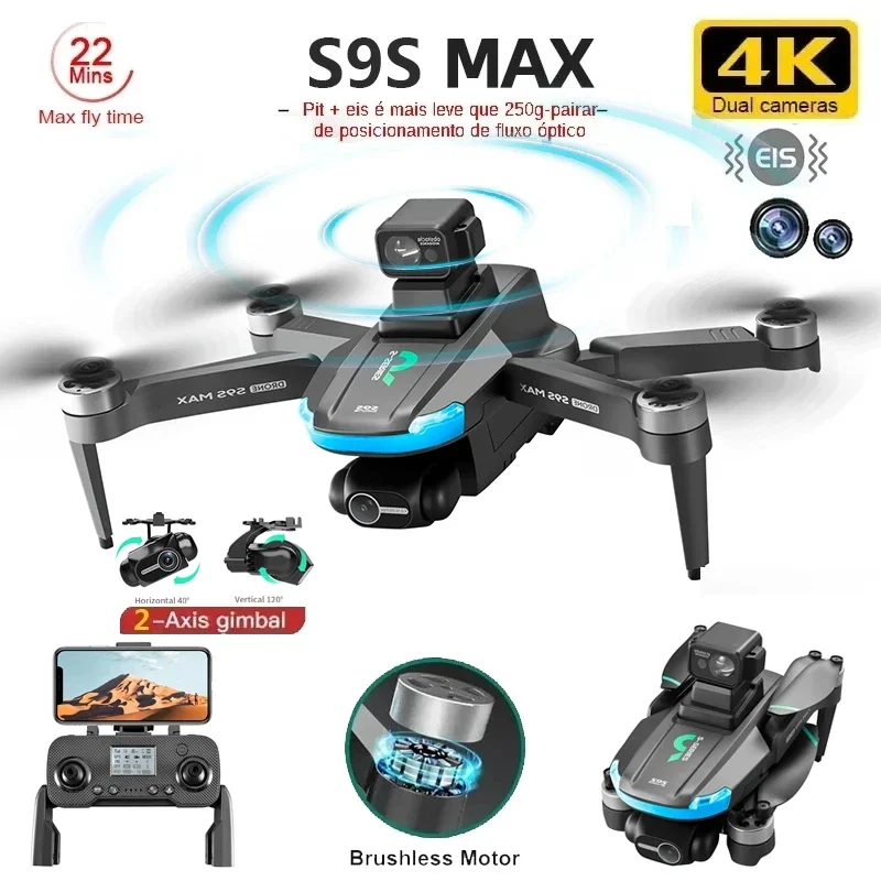 NIEUWE S9S MAX MINI Drone 4K 2 - Drone Camera Hd recensie en prijs
