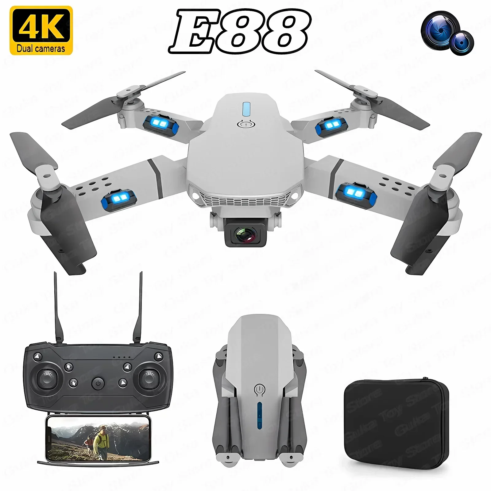E88 Pro WIFI FPV Drone Grootho - Drone Camera Mount recensie en prijs