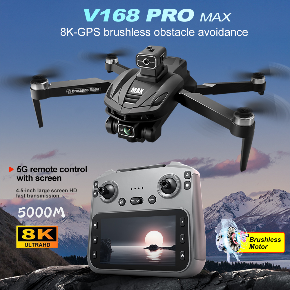 V168 PRO Max GPS Drone 8K Prof - Drone Camera Hd recensie en prijs