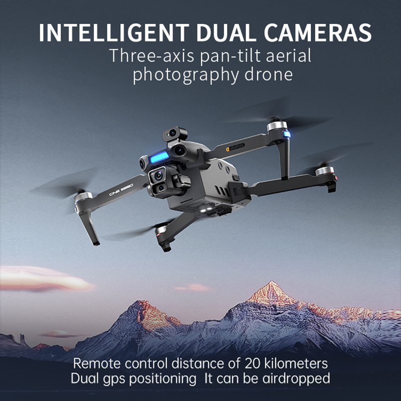 2026 Nieuwe 8K Dual Camera Dro - Drone Camera Mount recensie en prijs