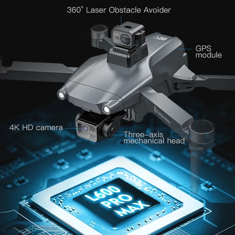 L600 PRO MAX GPS Drone Profess - Drone Camera Hd recensie en prijs