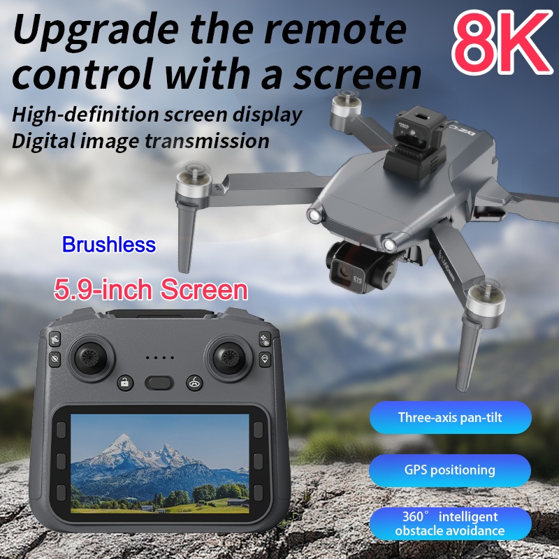 8K ESC Dual Camera Drone GPS-p - Drone Camera With Gimbal recensie en prijs